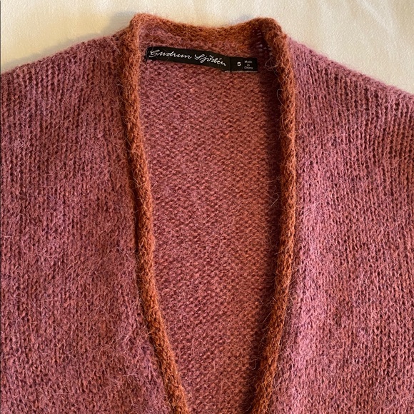 Gudrun Sjoden Alpaca blend Open Front Duster Lagenlook Layering Sweden Small - Picture 4 of 16